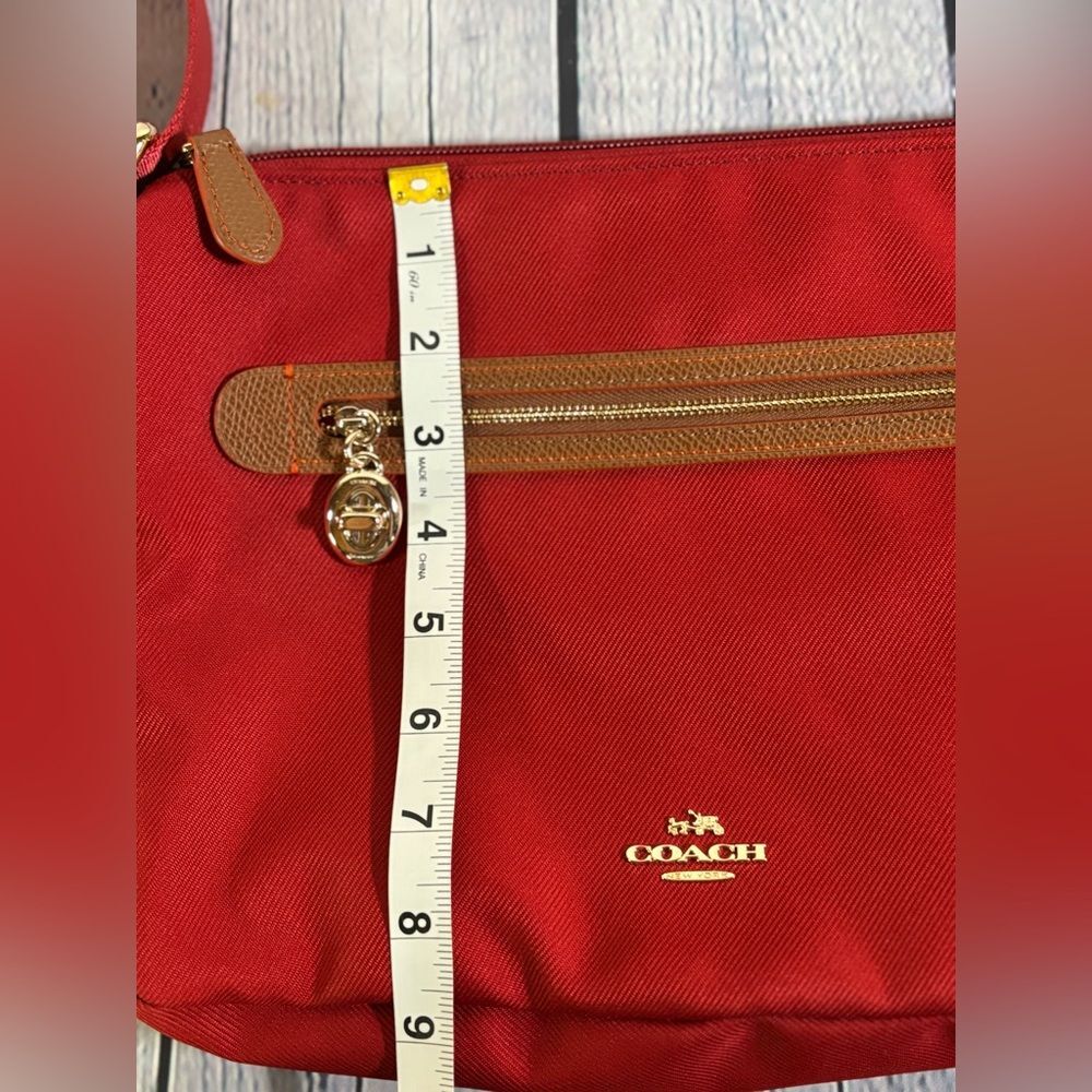 COACH Sawyer Red Crossbody - Picture 8 of 11